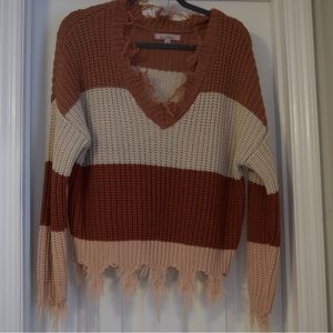 Lane Tree V-Neck Sweater